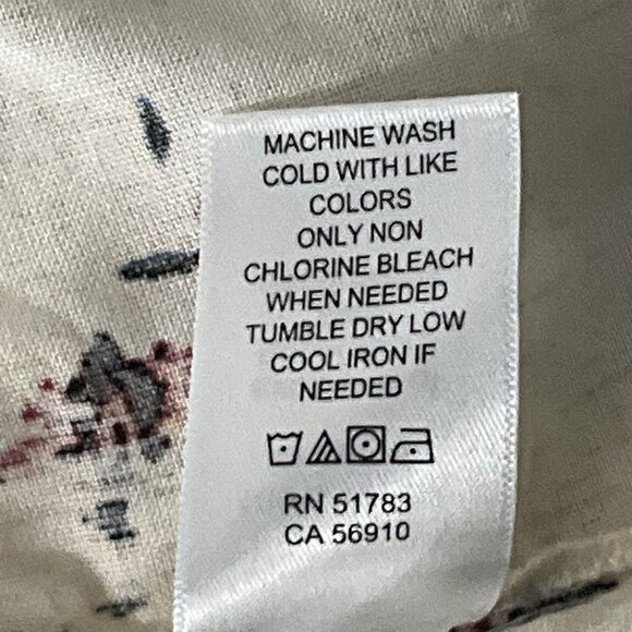 Maurices Top Women Sz‎ 2X V-Neck Floral Lace Patchwork Peasant Boho - Picture 13 of 16